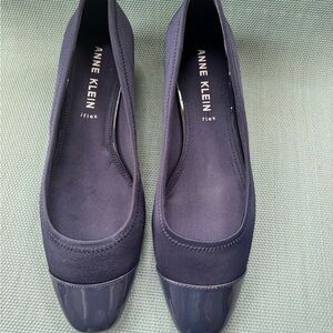 Anne Klein Blue Flats Classic Slip-On Design